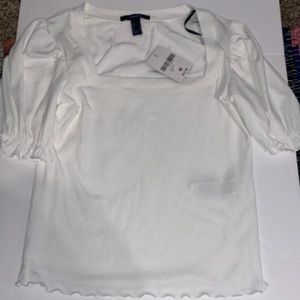 white forever21 top